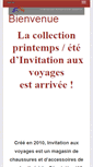 Mobile Screenshot of invitationauxvoyages49.com