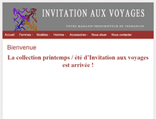 Tablet Screenshot of invitationauxvoyages49.com